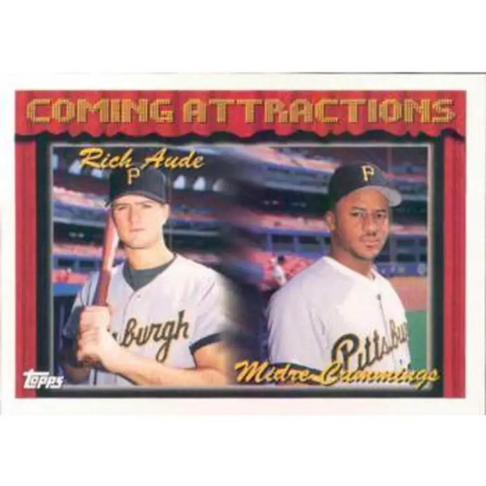 1994 Topps Rich Aude / Midre Cummings CA, RC # 787 Pittsburgh Pirates